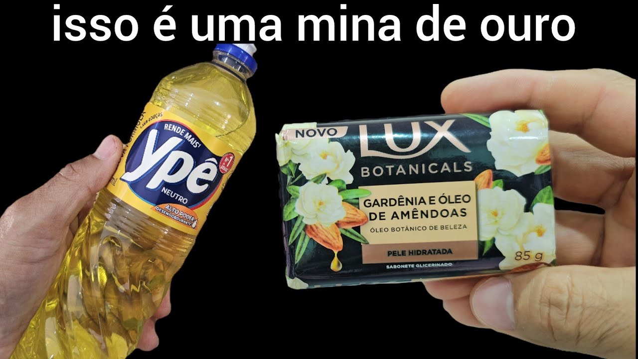 🔴MORRIA E NÃO SABIA é só usar DETERGENTE E 1 SABONETE E NAO PRECISA MAIS GASTAR NO MERCADO 1