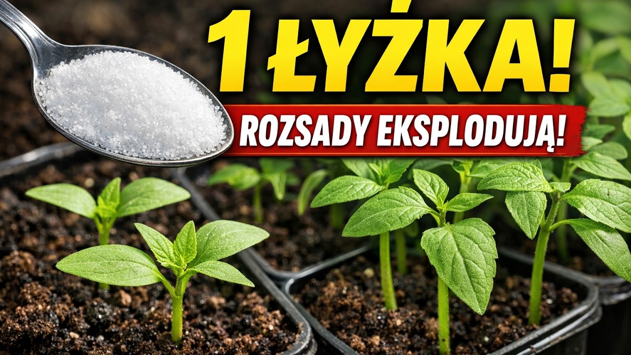 Wsyp TYLKO 1 ŁYŻKĘ TEGO, a sadzonki WYSTRZELĄ w marcu! Sekret taniego nawozu z kuchni.