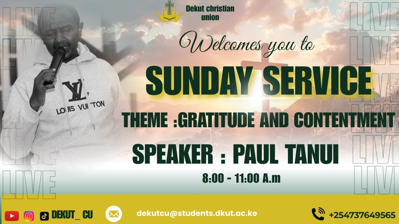 11TH JANUARY 2026 SUNDAY SERVICE