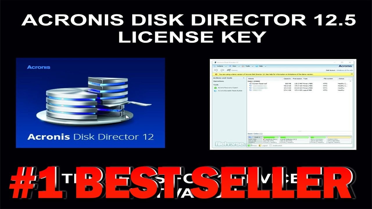 Ключ активации программного обеспечения Acronis Disk Director 12.5 для 1 устройства - B09XKQP6F5