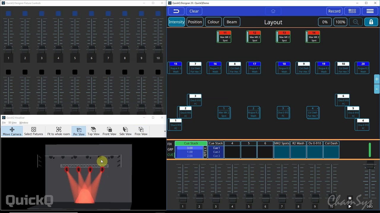 QuickQ: Live vs Theatre Mode