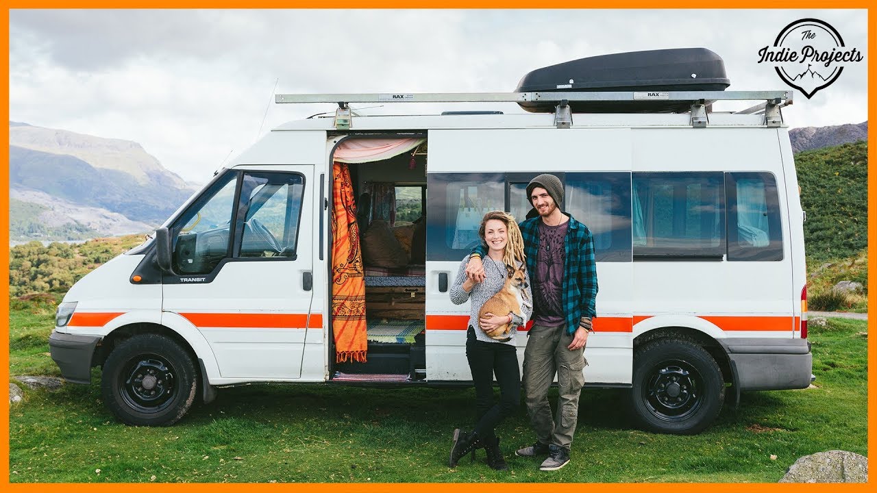 Van Conversion on a Budget with a Wood Burner! - Van Tour