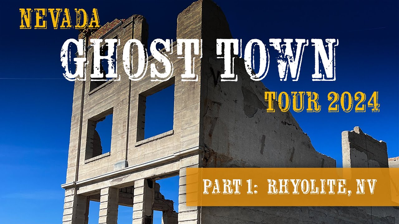 NEVADA GHOST TOWN TOUR 2024 - Part One Rhyolite, NV Goldwell Museum, Southern Nevada Ghost Town Tour