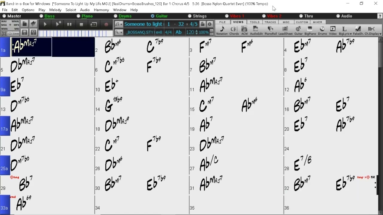 BACKING TRACK - SOMEONE TO LIGHT UP MY LIFE - SE TODOS FOSSEM IGUAIS A VOCE - Jobim (Ab) 120 BPM