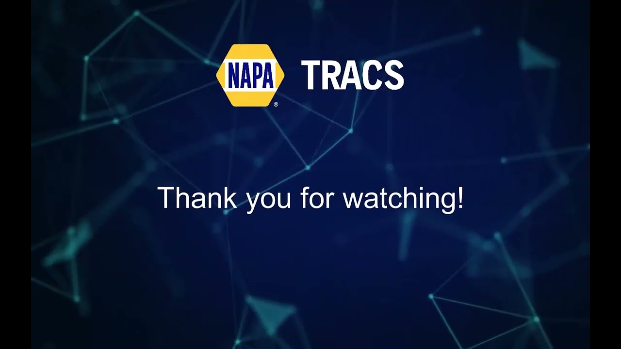 NAPA TRACS: Quick Start |&nbsp;Adding New & Finding Existing Vehicles