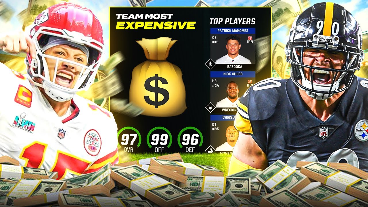 I Built The Most Expensive NFL Team