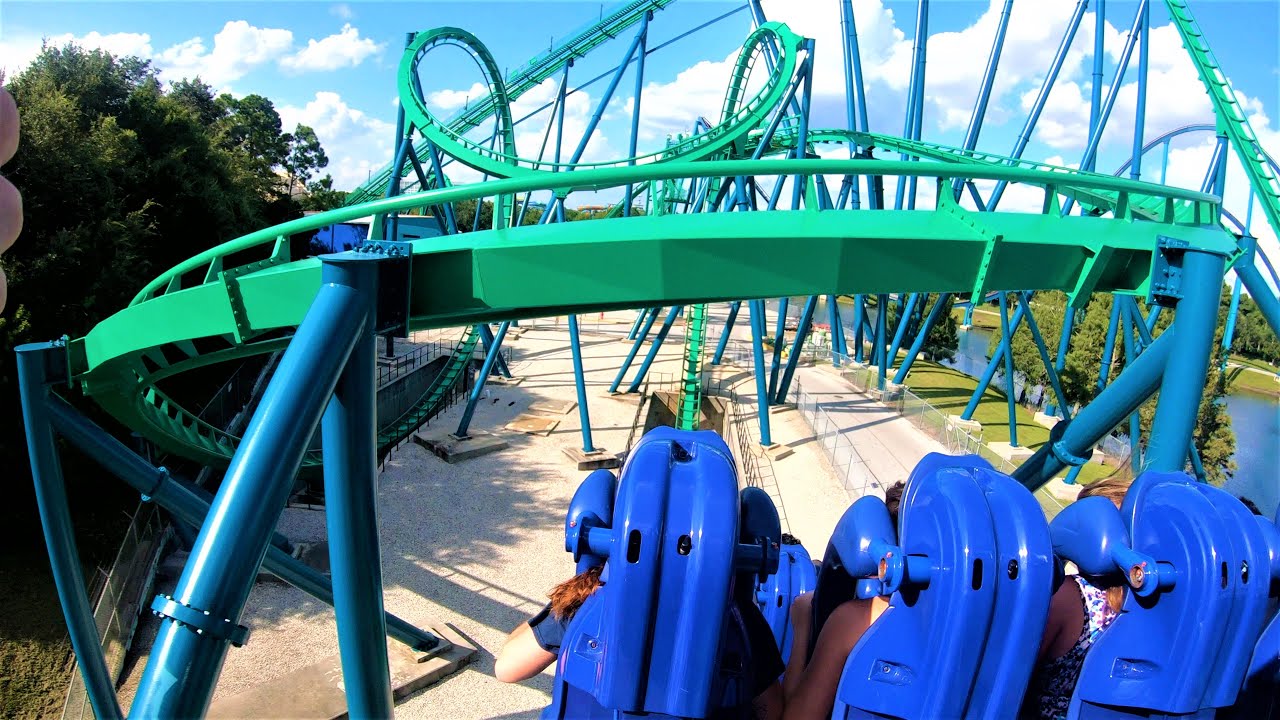 [KRAKEN] Backseat POV Ultra HD - Sea World Orlando 4K
