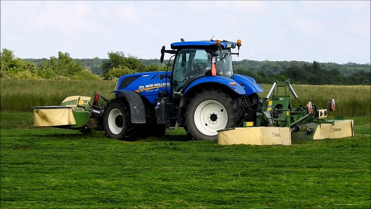 New Holland T7.225  & 3 x Krone  -drugi pokos 2020