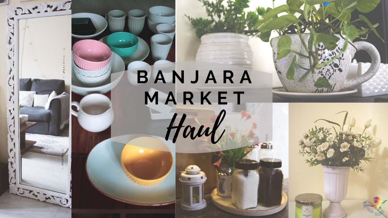 Banjara Market Haul| Shopping for Home Decor & Kitchen Items| Street Shopping for Trendy Products
