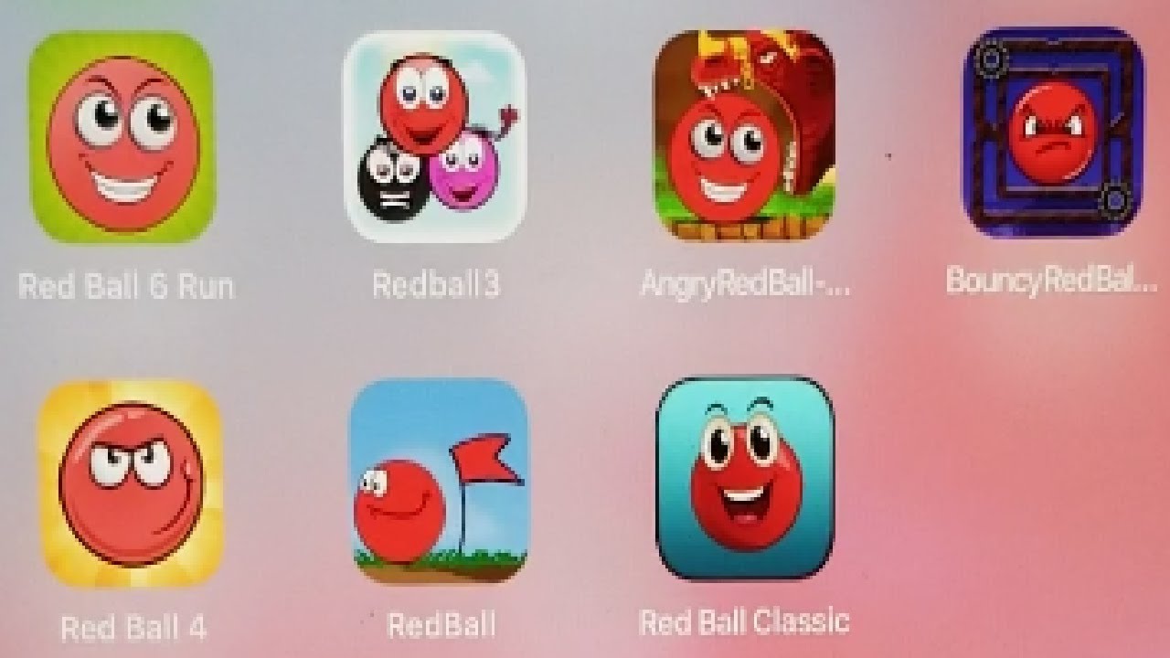 Red Ball 6 Run, Angry Red Ball, Red Ball Classic, Boucy Red Ball - Play games real life
