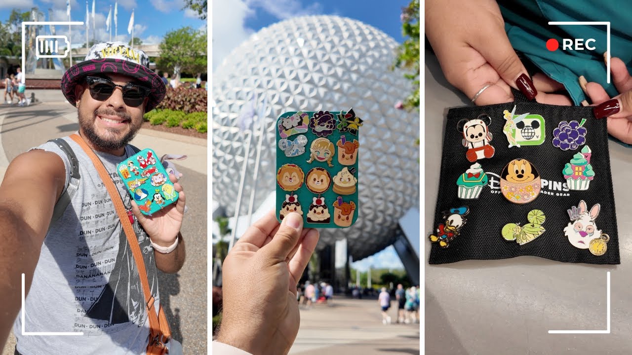 Searching For Hidden Mickey Wave B Pins At EPCOT - August 2025