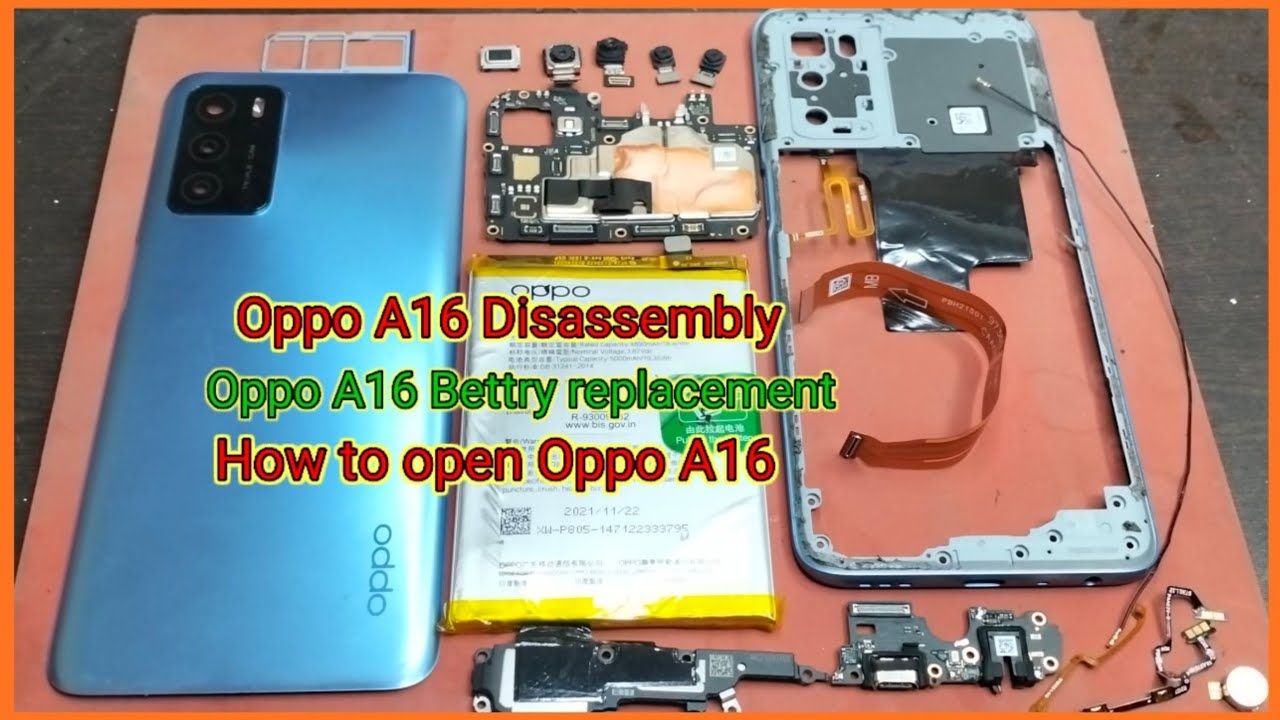 Oppo A16 Disassembly | Oppo A16 Bettry replacement | How to Open Oppo A16