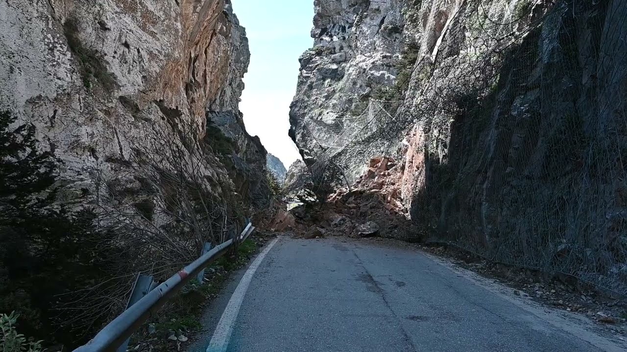 Κατολίσθηση στο φαράγγι Κοτσυφού Ρεθύμνης - η επόμενη ημέρα