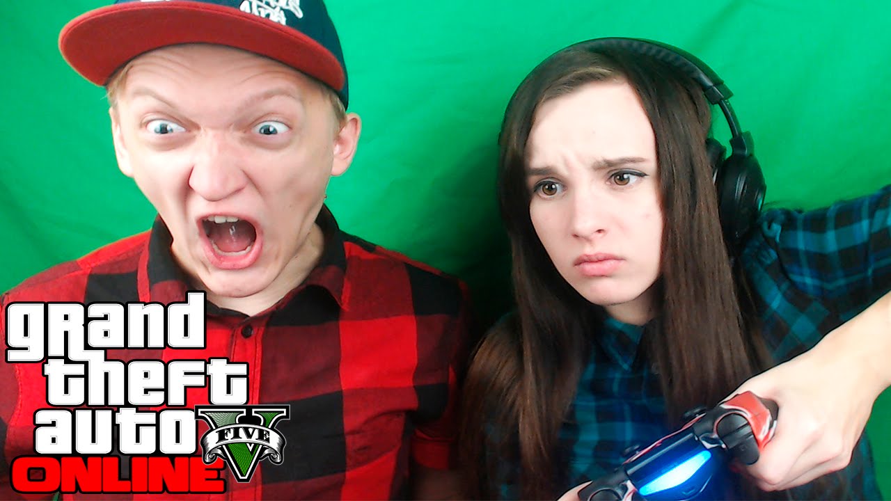 МОЯ ДЕВУШКА ИГРАЕТ В GTA 5 ONLINE №2