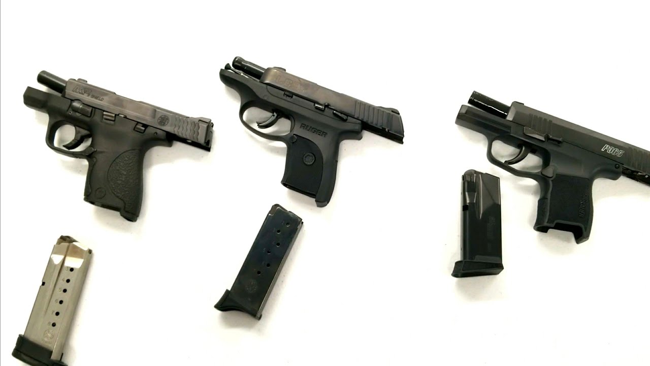 Sig P365 vs Ruger LC9s vs SW M&P shield 9!