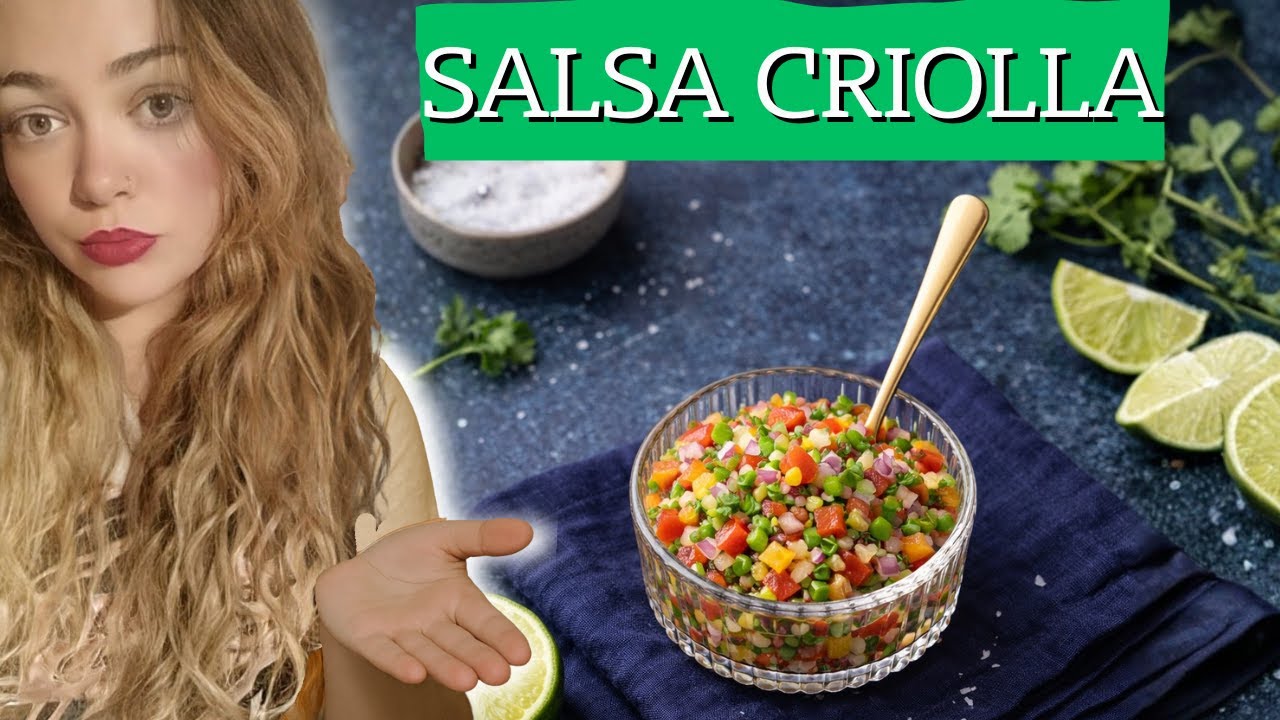 SALSA CRIOLLA  SALSA TIPICA ARGENTINA MUY VERSATIL PARA MUCHOS PLATOS DIFERENTES