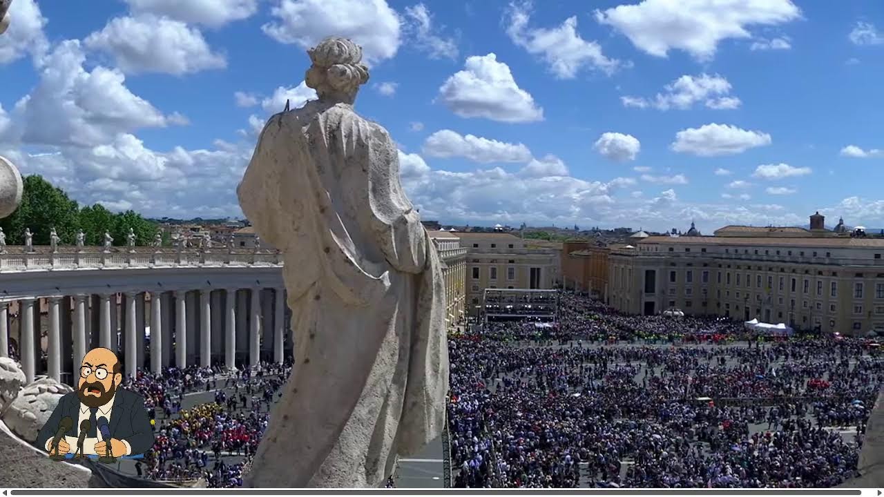 Live Ceremonia de &icirc;nmorm&acirc;ntare a lui Papa Francesco #papafrancisco #Funeral #ceremonie  #UltimulDrum
