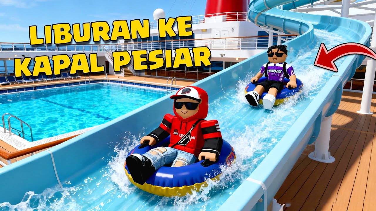 KITA LIBURAN KE KAPAL PESIAR MEWAH DENGAN FASILITAS KEREN DI ROBLOX