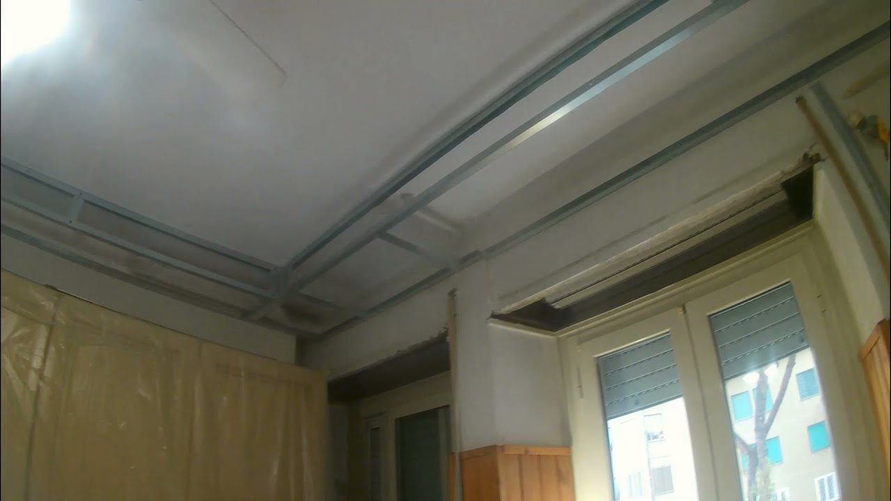 FINTO TRAVE IN CARTONGESSO / FAKE PLASTERBOARD BEAM