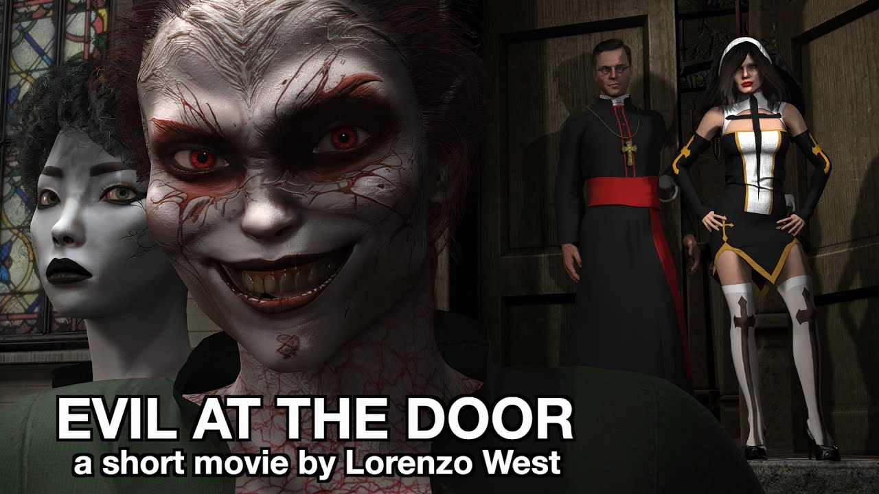 EVIL AT THE DOOR #animation #cgi #comics #cartoon #manga