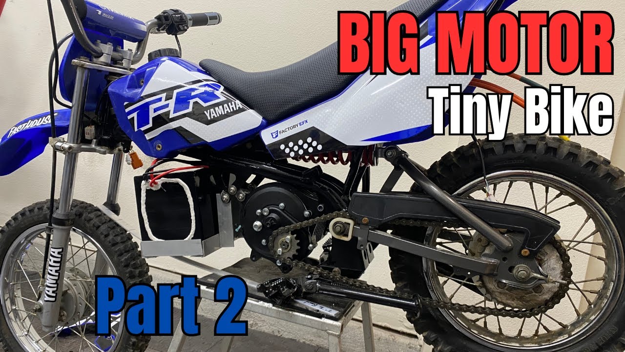 Project TTR-E 72V Yamaha Electric Pit Bike Conversion QS138 Fardriver Part 2