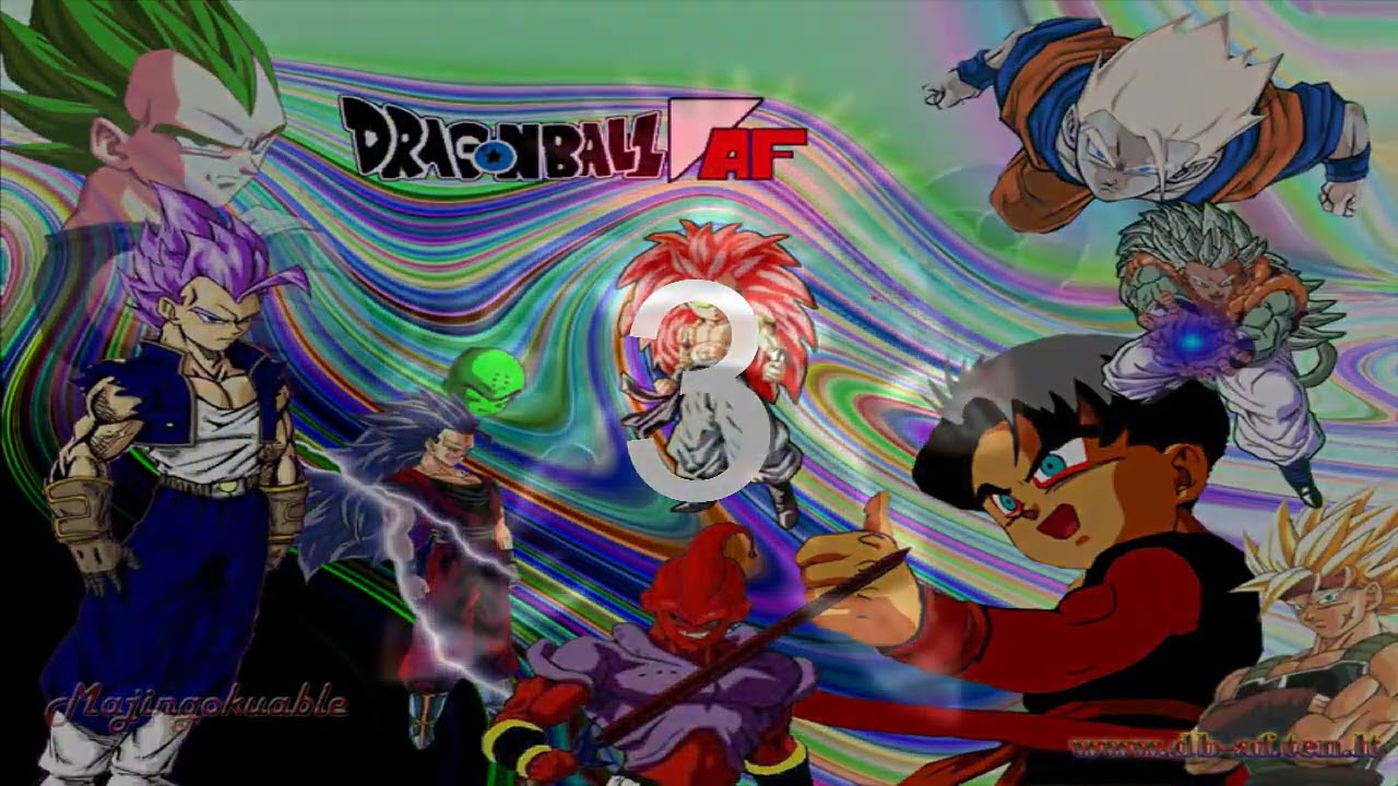 Las Transformaciones m&aacute;s locas de Drag&oacute;n Ball AF ( video de majingokuable )
