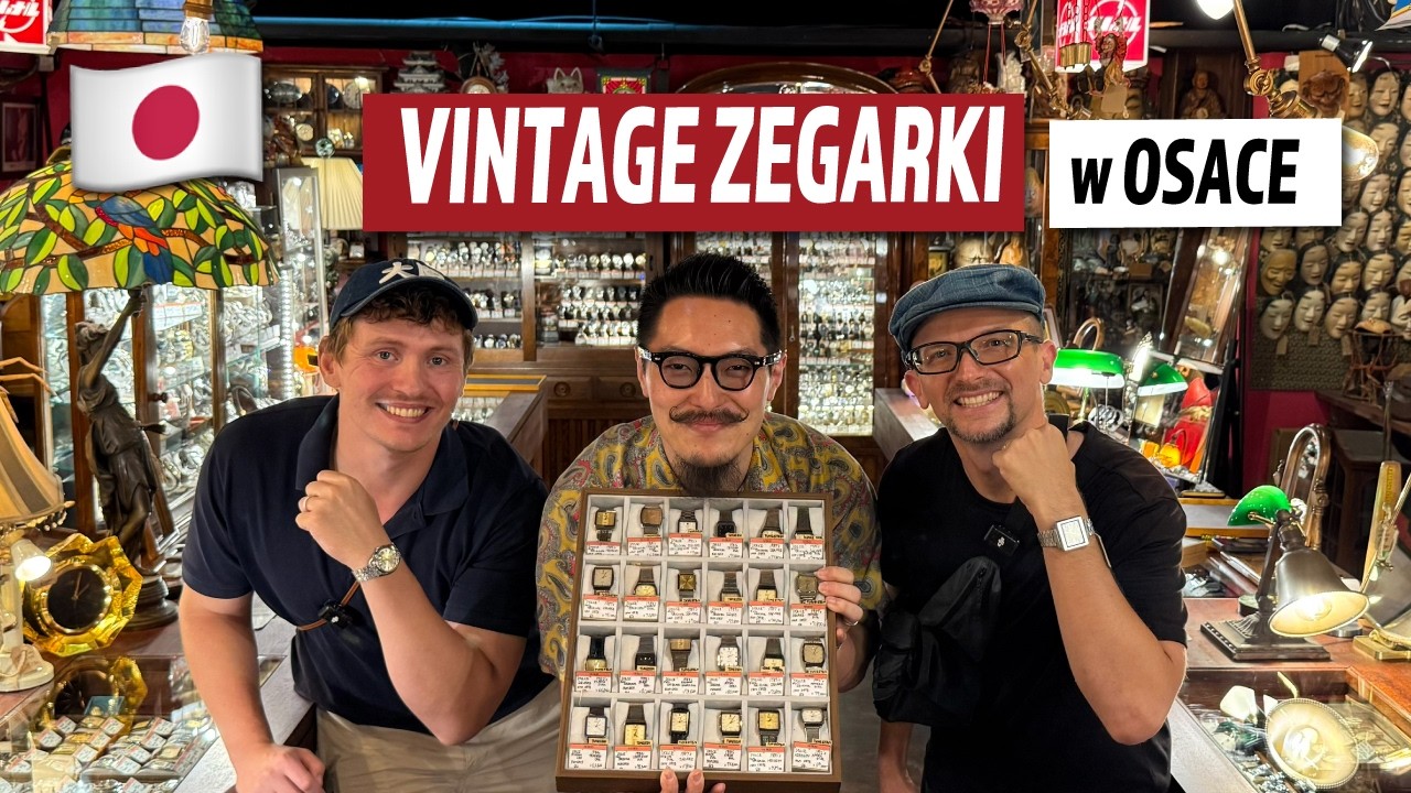 Kupujemy VINTAGE ZEGARKI SEIKO w OSACE z Krystianem @Ponichicouple
