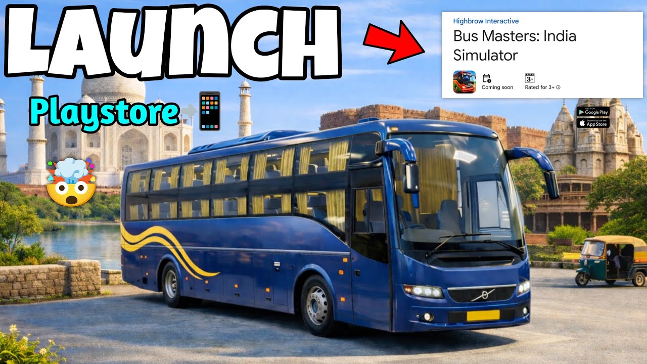 Наконец-то!! Запуск симулятора Bus Masters India🎉 Дата релиза подтверждена🔥✅