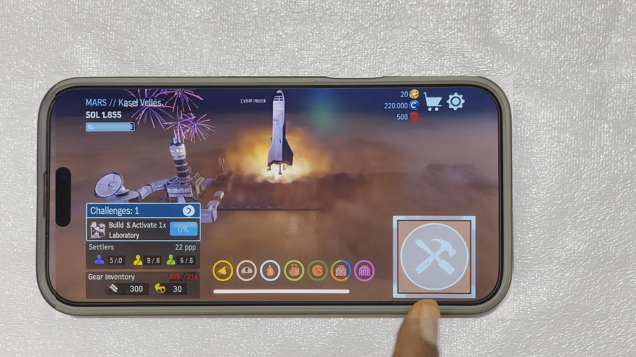 TerraGenesis: Landfall gameplay on iOS