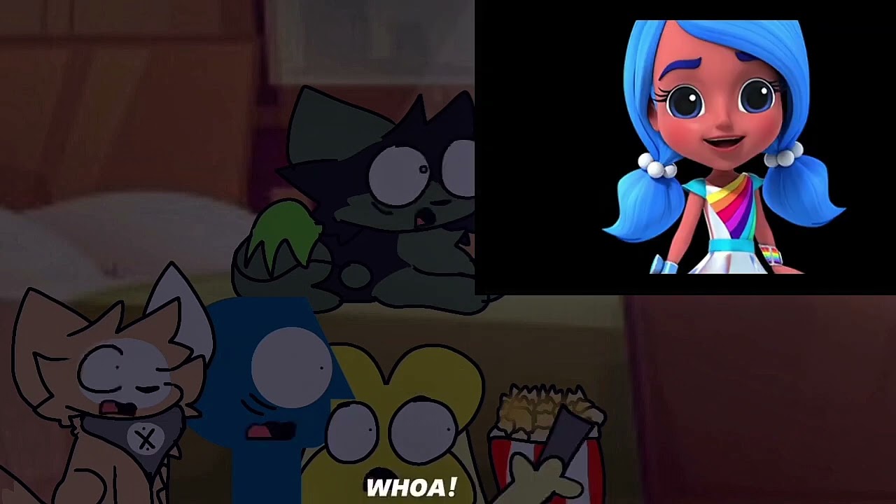 Oakley, Nife, P-Head and X react to Rainbow Rangers Anti Piracy Screen