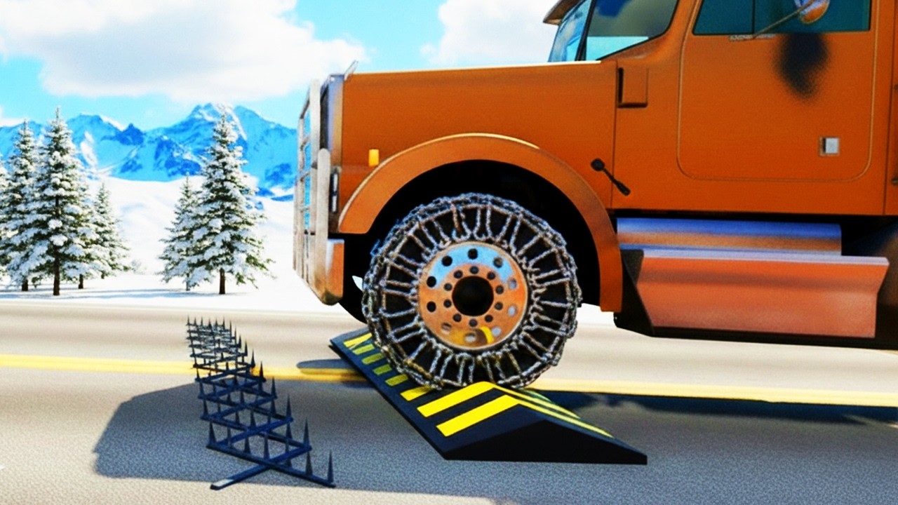 Cars vs Spike Strip #45 - BeamNG DRIVE | BeamngCarGaming