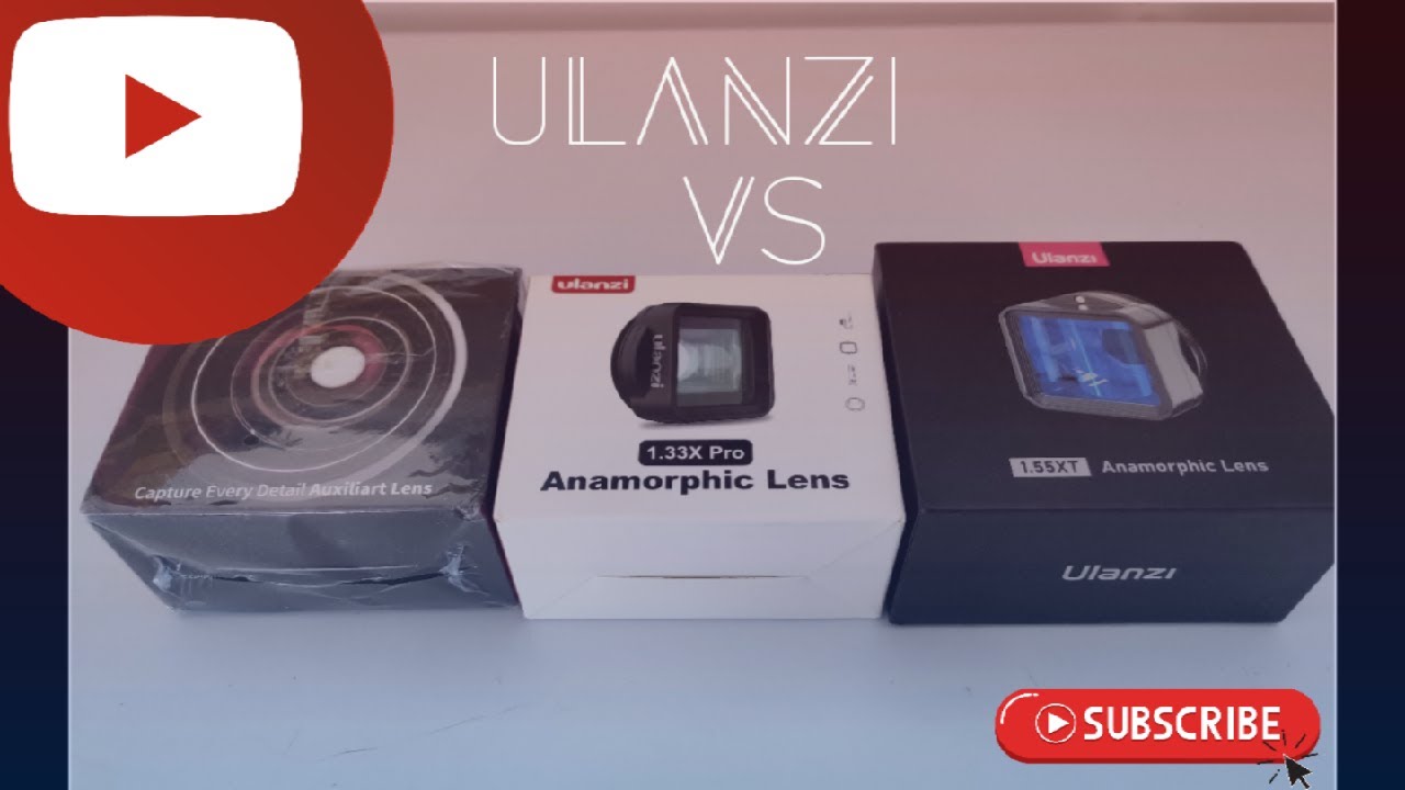 Anamorphic 1.55XT vs 1.33 Pro vs Tele Ulanzi Lens OnePlus 7Pro
