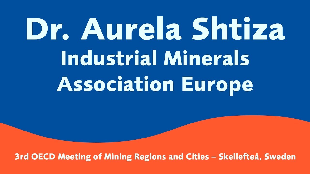 OECD 2019 - Dr. Aurela Shtiza, Industrial Minerals Association Europe