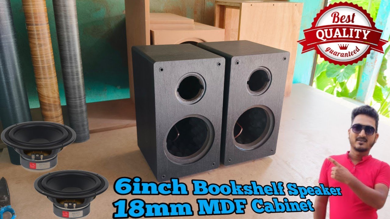 Bookshelf Speaker Box 🔊 6inch 2way speaker box