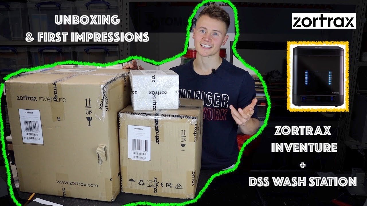 Zortrax Inventure 3D Printer + DSS Wash Station - UNBOXING & FIRST IMPRESSIONS - Soluble Support