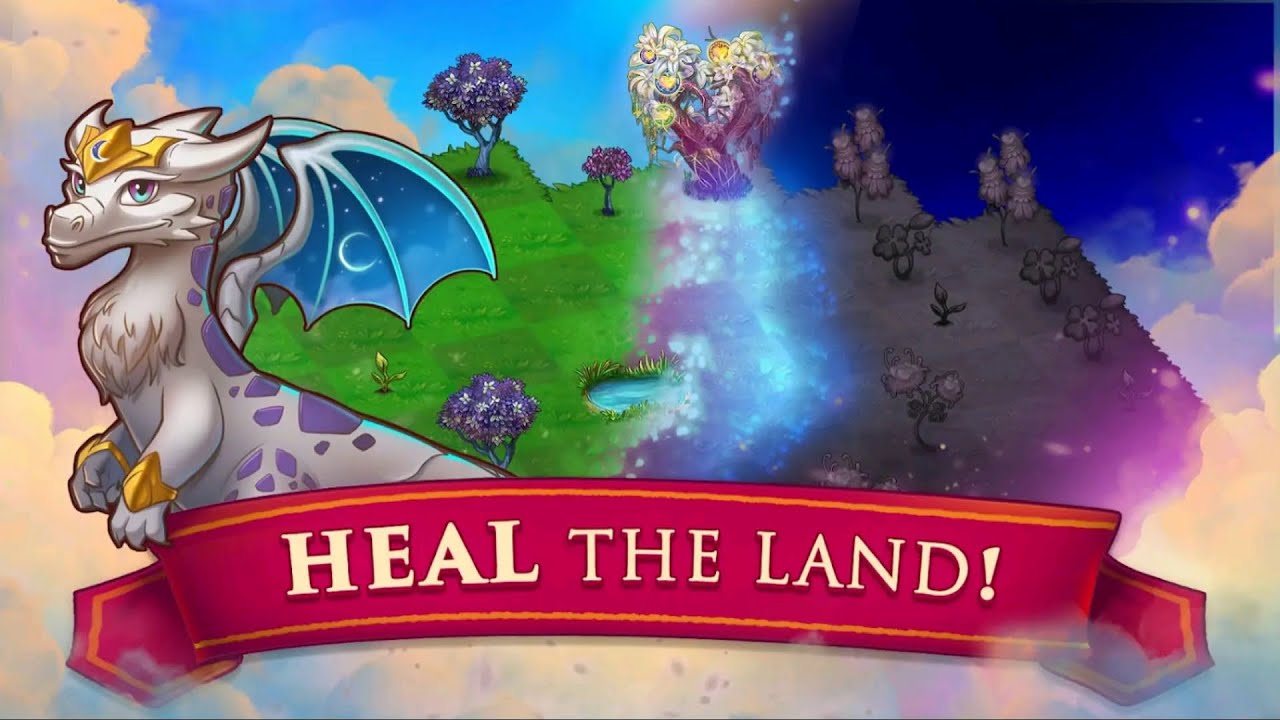 Merge dragons to solve hard puzzles and heal the land! Day 2