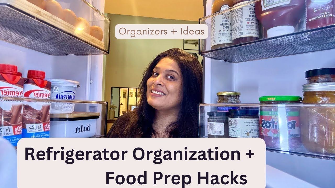 Refrigerator Organization Tips + Food Prep Hacks |Organize with me|