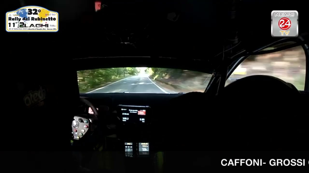 Cameracar Caffoni- Grossi Ps1 Mottarone Rally del Rubinetto 2025