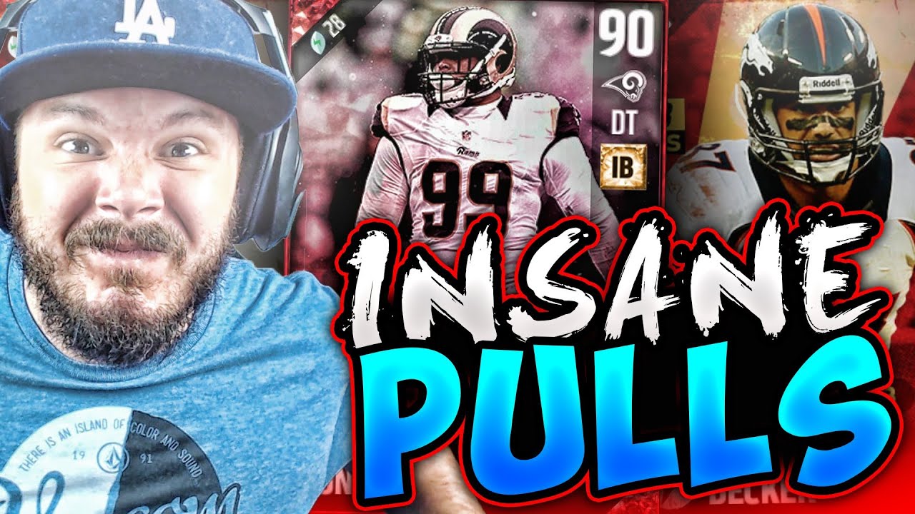 INSANE PULLS!! 10 MADDEN 17 ULTIMATE TEAM FLASHBACK PACKS
