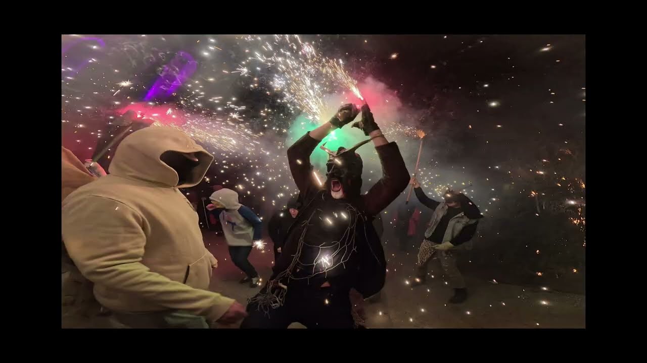 1ª parte fotogramas correfoc 2o aniversario sa Pedrera de muro 2026 Mallorca 