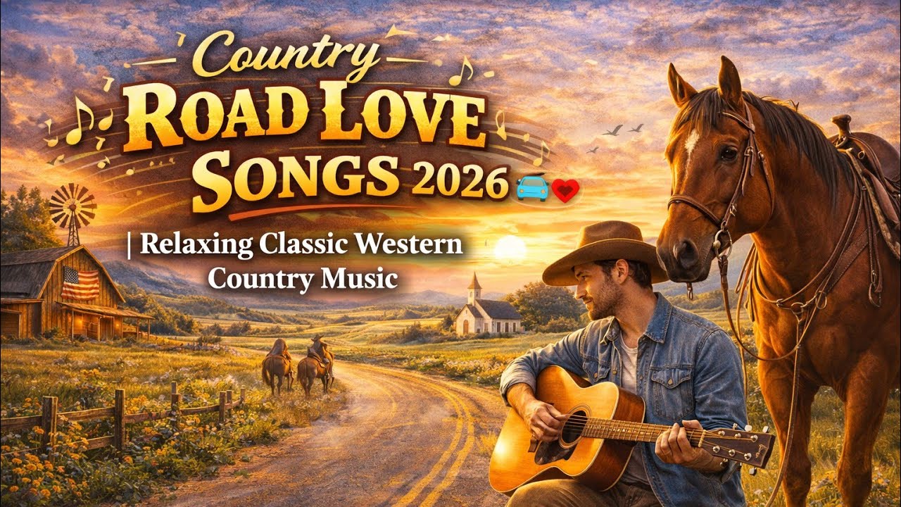 Country Road Love Songs 2026 🚘♥️ | Relaxing Classic Western Country Music Channel 
