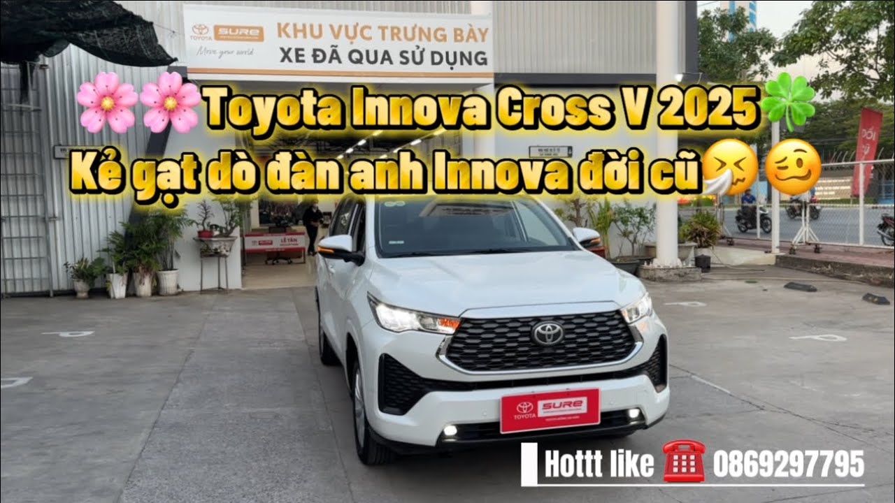🌸Toyota Innova cross bản V nhận xe ngay #toyota #innovacross2025 #otocusaigon #xequasudung #oto 