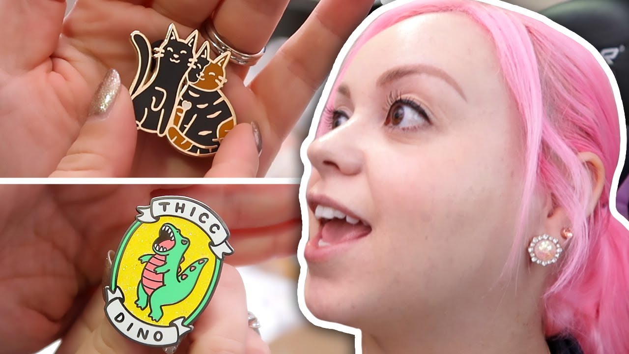 New Enamel Pins & Organizing Art Supplies
