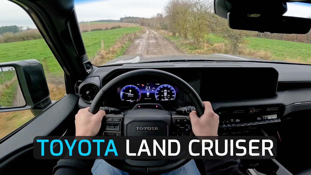 2026 TOYOTA LAND CRUISER 2.8D MILD HYBRID DIESEL 205 HP POV TEST DRIVE