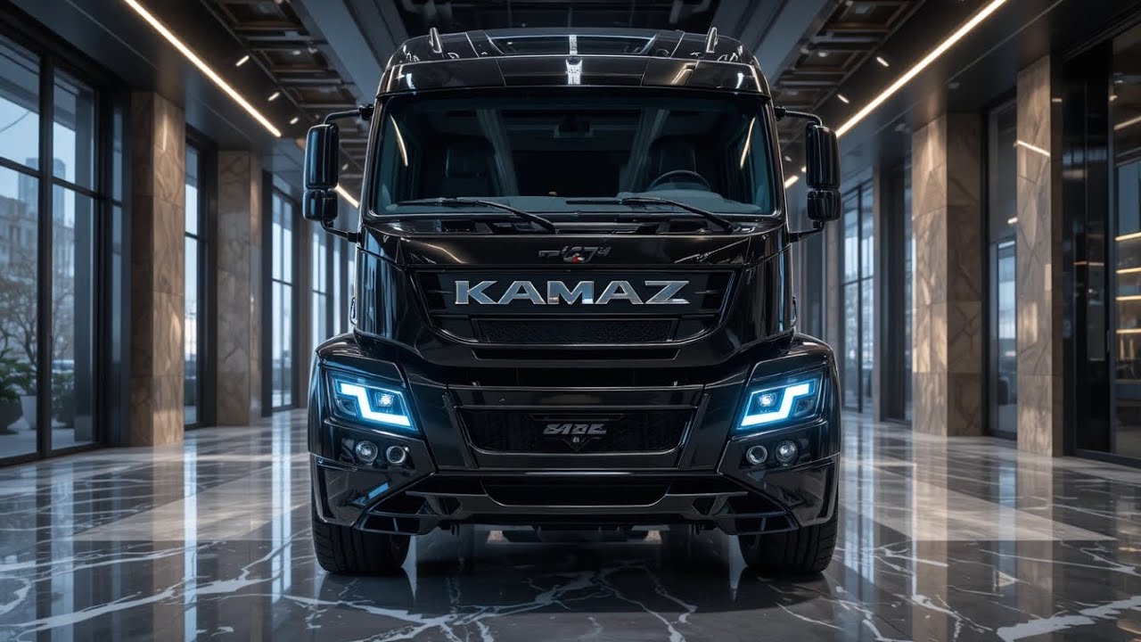 🚛 🖤 KamAZ 55002 22-Колёсный Тягач 2026 — Чёрный Монстр Дорог! Мощь и Технологии 😍🔥