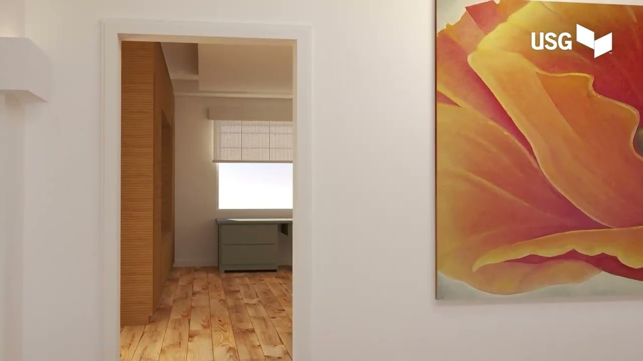 Advantages and areas where you can use USG SHEETROCK®️ for indoors constructions.