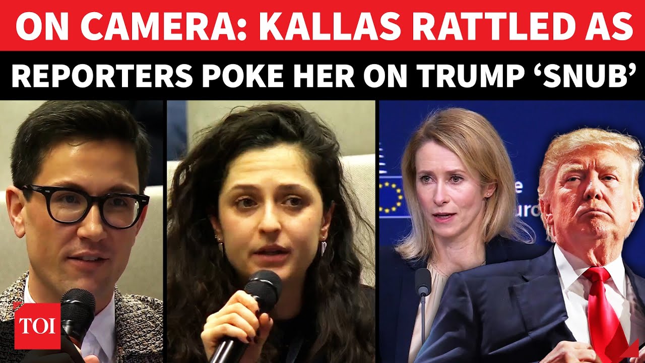 EU’s Kallas Red-faced Amid Grilling Over Trump’s Ukraine Peace Snub: ‘Isn’t This Deja Vu?’ | FULL