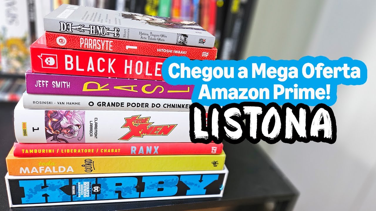 🚨Come&ccedil;a a Mega Oferta Amazon Prime | LISTONA DE QUADRINHOS