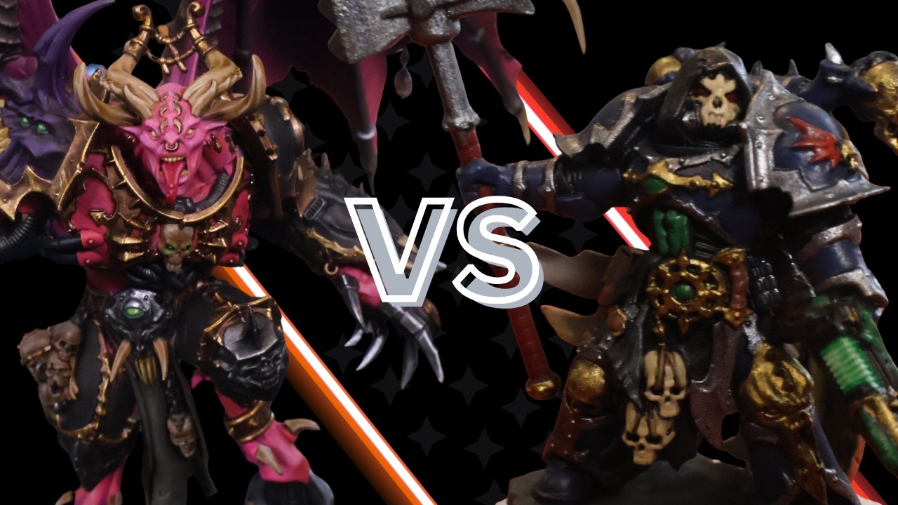 Emperor's Children VS Chaos Space Marines Warhammer 40K Competitive Battle Report