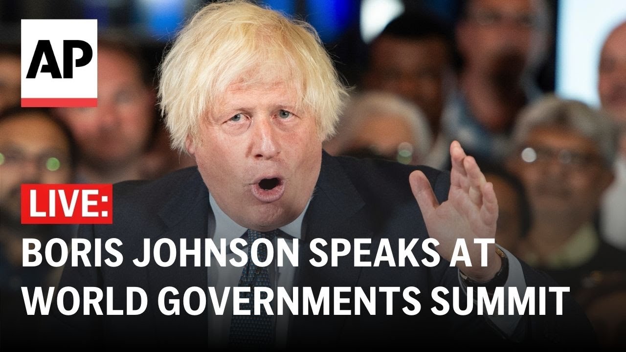 LIVE: Former UK PM Boris Johnson speaks at World Governments Summit